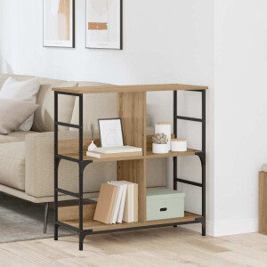 vidaXL Boekenkast artisanaal eikenkleurig 78,5 x 33 x 82 cm