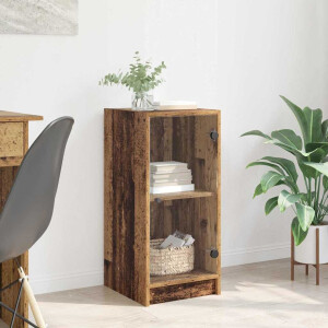 vidaXL Dressoir Oud hout 35 x 37 x 76 cm Bewerkt hout