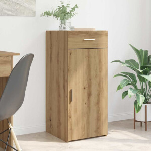 vidaXL Opbergkast Zwarte Eik 40 x 42,5 x 93 cm Geconstrueerd hout
