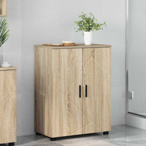 vidaXL Badkamer Kast met opslag Sonoma Eiken 60 x 35 x 80 cm