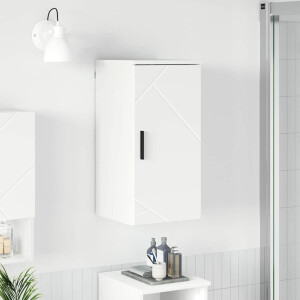 vidaXL Badkamer Kast Wit 30 x 31,5 x 61 cm Bewerkt hout & Metaal