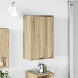 vidaXL Badkamer Kast Sonoma eiken 39 x 23.5 x 65 cm Bewerkt hout