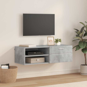 vidaXL TV-kast met lade Hoogglans wit 100.5 x 39 x 30 cm Bewerkt hout