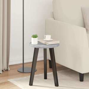 vidaXL Tafelblad Betongrijs Ø 30 x 1,5 cm Bewerkt hout