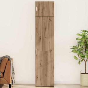 vidaXL Opbergkast met plank Anders met opslag met de deur artisanaal eikenkleurig 50 x 41 x 225 cm