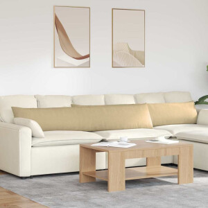 vidaXL Sofa Kussens 2 stuks Grijs groen 200 x 40 cm Cordstof