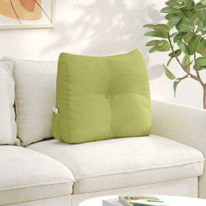 vidaXL Rugkussen Lichtgroen 60 x 24 x 50 cm Stof