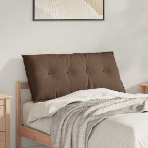 vidaXL Rugkussen Bruin 100 x 19 x 50 cm Stof