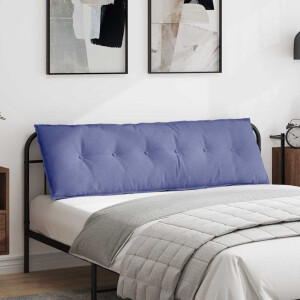 vidaXL Rugkussen Jeans Blauw 160 x 19 x 50 cm Stof