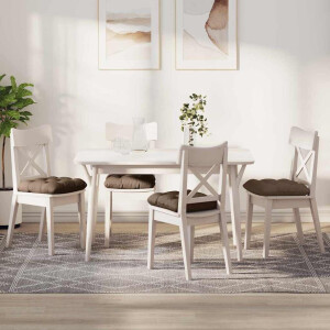 vidaXL Zitkussens 4 pcs Bruin 45 x 45 x 12 cm Stof