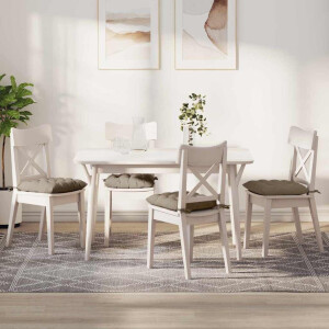 vidaXL Zitkussens 4 pcs Taupe 40 x 40 x 6 cm Microfibre