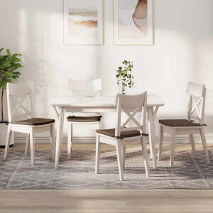 vidaXL Zitkussens 4 pcs Bruin 40 x 40 x 3 cm Stof