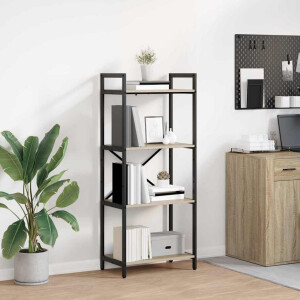 vidaXL Boekenkast Sonoma Eiken 56 x 34 x 133,5 cm Bewerkt hout