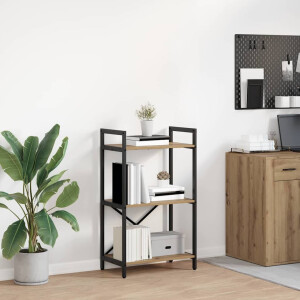 vidaXL Boekenkast Artisan Eiken 56 x 34 x 96 cm Bewerkt hout