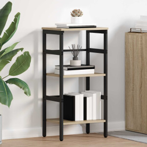 vidaXL Boekenkast Sonoma Eiken 40 x 29,5 x 81 cm Bewerkt hout