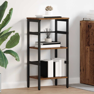 vidaXL Boekenkast Oud Hout 40 x 29,5 x 81 cm Bewerkt hout