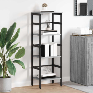 vidaXL Boekenkast Grijs Sonoma 40 x 29,5 x 115 cm Bewerkt hout