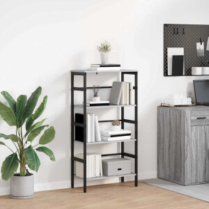 vidaXL Boekenkast Grijs Sonoma 60 x 29,5 x 115 cm Bewerkt hout