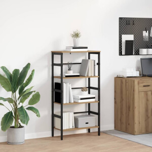 vidaXL Boekenkast Artisan Eiken 60 x 29,5 x 115 cm Bewerkt hout