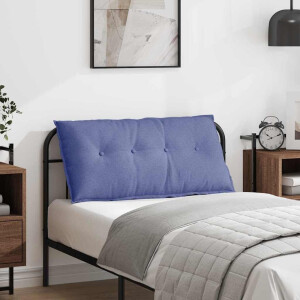 vidaXL Rugkussen Jeans Blauw 100 x 19 x 50 cm Stof