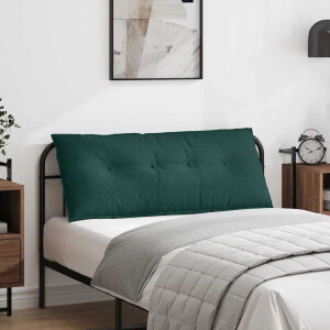 vidaXL Rugkussen Donkergroen 120 x 19 x 50 cm Stof