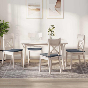 vidaXL Zitkussens 4 pcs Donkergrijs 40 x 40 x 3 cm Fluweel