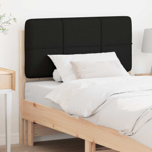 vidaXL Gestoffeerd hoofdbord Bruin en zwart 75 cm Massief grenenhout