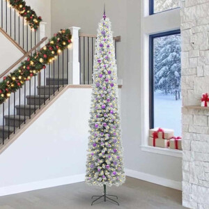 vidaXL Kunstkerstboom Groen 300 cm PVC en Staal en Kunststof