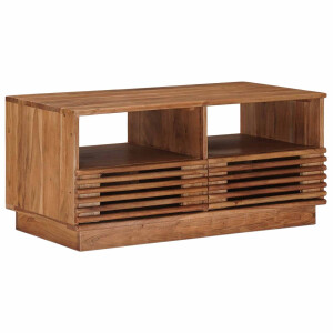 vidaXL Handgemaakte Koffietafel Teak bruin 85 x 45,5 x 40 cm