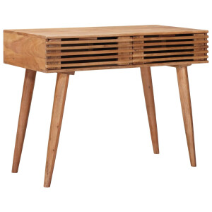 vidaXL Handgemaakt Bureau Naturel Massief Acaciahout 100 x 48 x 76 cm