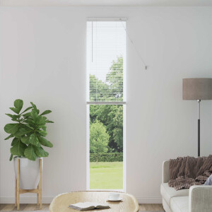 vidaXL Jaloezie Wit 213 x 50 cm 25 mm PVC