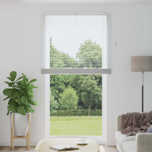 vidaXL Jaloezie Wit 213 x 110 cm 25 mm PVC