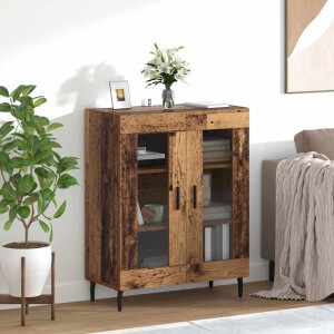 vidaXL Dressoir Oud Hout 69,5 x 34 x 90 cm Bewerkt hout