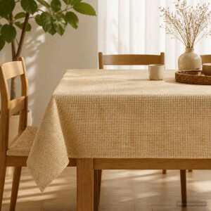 vidaXL Jute tafelkleed Naturel 140 x 240 cm 100% Tossa Jute