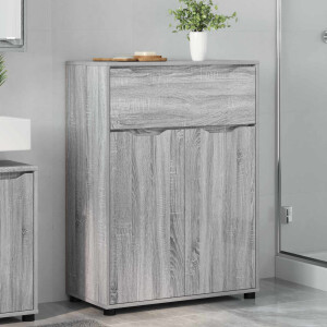 vidaXL Badkamer Kast Grijs Sonoma 72,5 x 36,5 x 100 cm Bewerkt hout