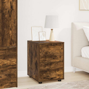 vidaXL Opbergkast Gerookt eiken 40 x 48 x 57 cm Bewerkt hout