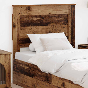 vidaXL Hoofdbord met hoofdeinde Oud Hout 80 cm Bewerkt hout