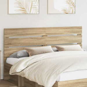 vidaXL Hoofdbord Sonoma Eiken 100 cm Bewerkt hout