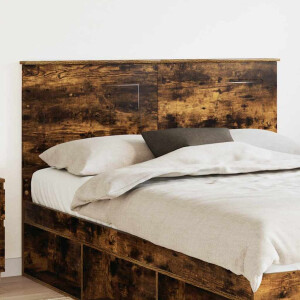 vidaXL Hoofdbord Gerookte Eik 100 cm Geconstrueerd hout
