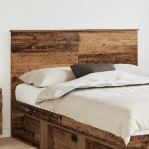 vidaXL Hoofdbord Oudhout 100 cm Geconstrueerd hout
