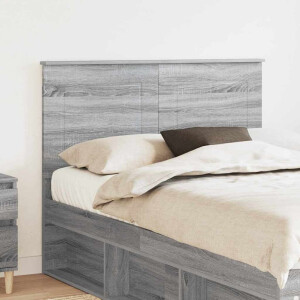 vidaXL Hoofdbord Grijze Sonoma 100 cm Geconstrueerd hout