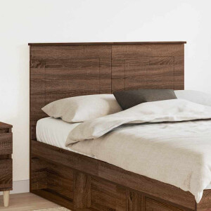 vidaXL Hoofdbord Bruine eik 100 cm Geconstrueerd hout