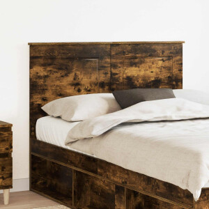 vidaXL Hoofdbord Gerookte Eik 100 cm Geconstrueerd hout