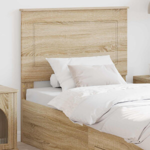 vidaXL Hoofdbord Sonoma Eiken 100 cm Geconstrueerd hout