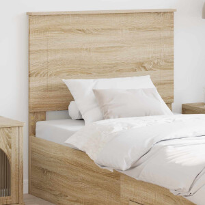 vidaXL Hoofdbord Sonoma Eiken 100 cm Geconstrueerd hout
