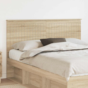 vidaXL Hoofdbord met hoofdeinde Sonoma Eiken 150 cm Bewerkt hout