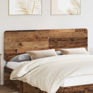 vidaXL Hoofdbord Oud Hout Bewerkt hout