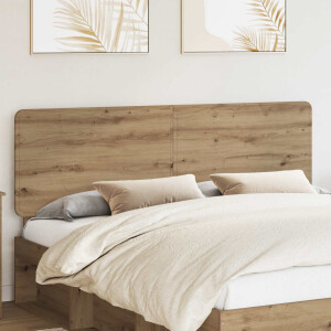 vidaXL Hoofdbord Artisan Eiken Bewerkt hout