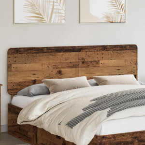 vidaXL Hoofdbord Oud Hout Bewerkt hout