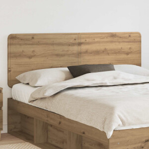 vidaXL Hoofdbord Artisan Eiken Bewerkt hout
